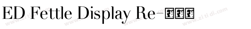 ED Fettle Display Re字体转换